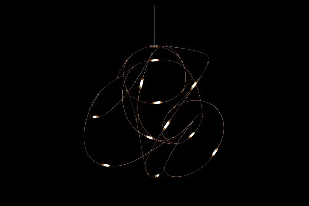 Modern minimal design led firefly chandelier kitchen pendant light