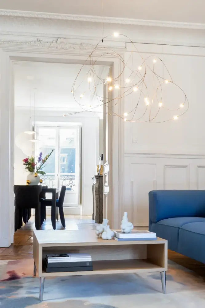 Modern minimal design led firefly chandelier kitchen pendant light