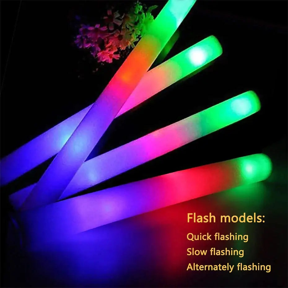 Rainbow led foam stick baton party event light