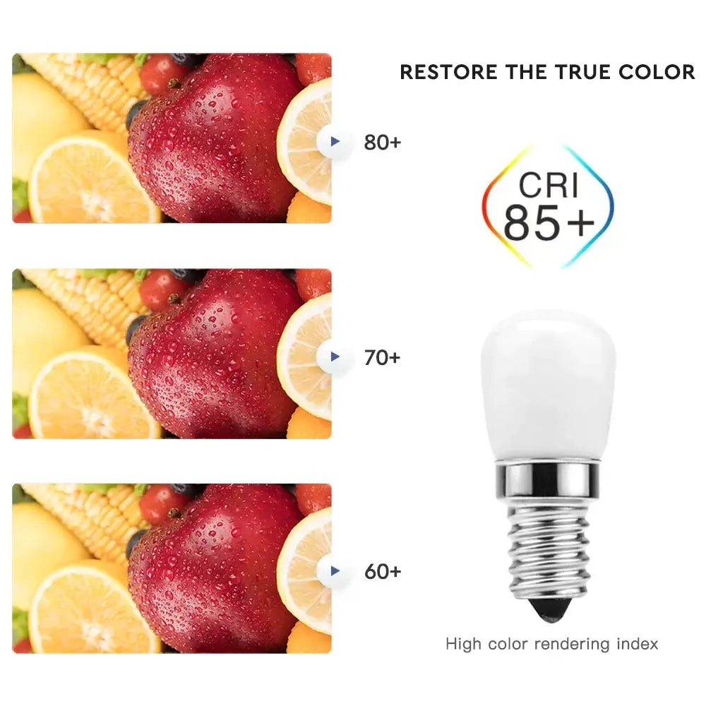 Decorbites led fridge bulb white & warm e14 kitchen light