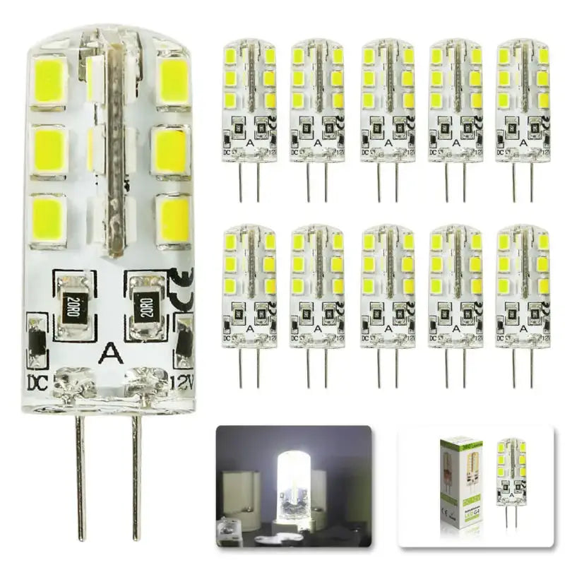 Clear glass smd bulb 10pcs lot kitchen spotlight led 12v