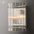 Modern brass led glass san marco wall lamp for bedroom