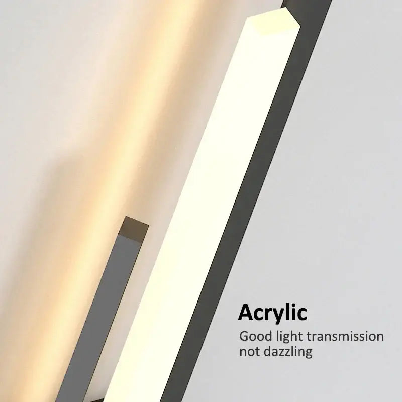 Minimalist black decorbites led wall lamp – living room sconce