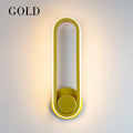 Modern minimalist white led indoor wall sconce bedroom light