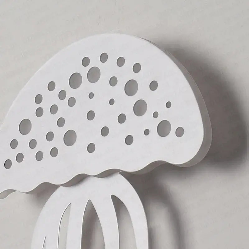 Modern white led jellyfish wall lamp bedroom sconce