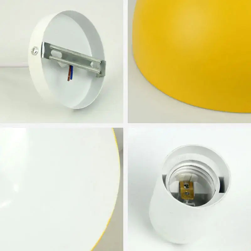 Modern pastel led macaron pendant light for bedroom and dining room
