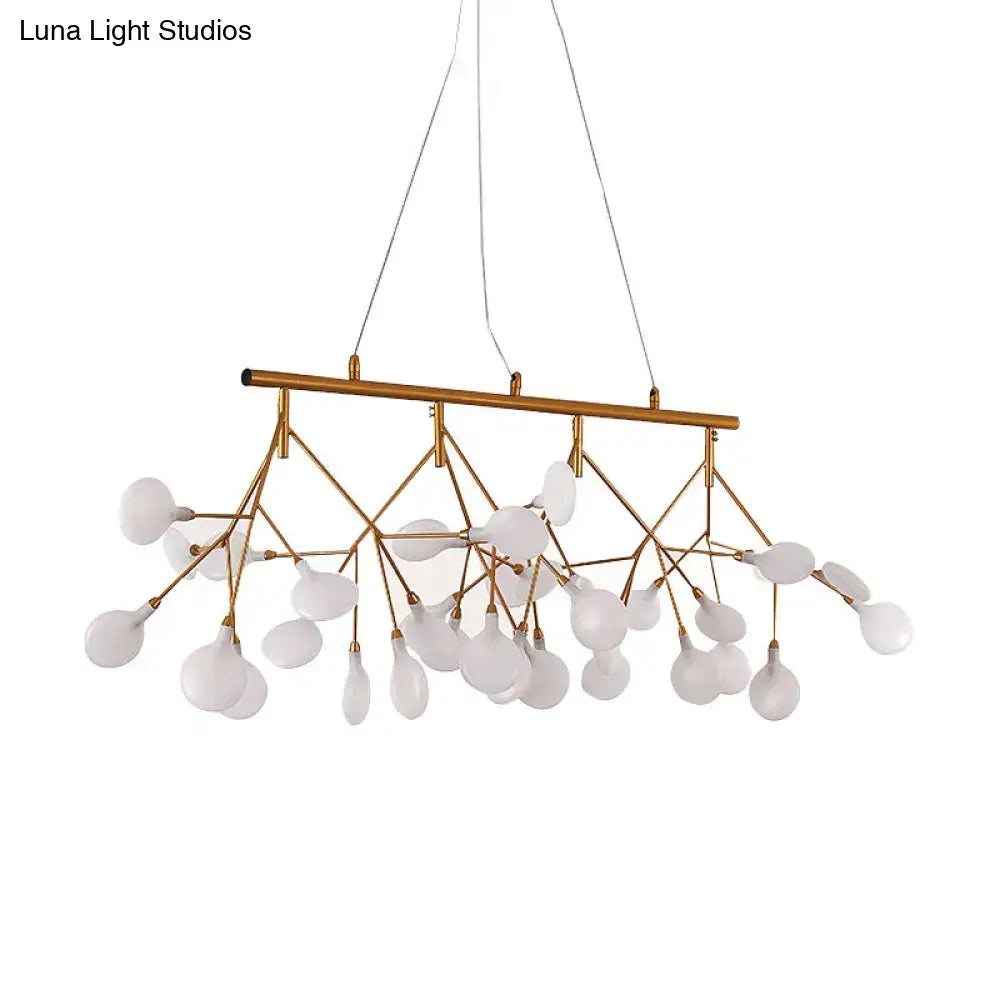 Modern gold tree branch chandelier dining room globe ceiling light