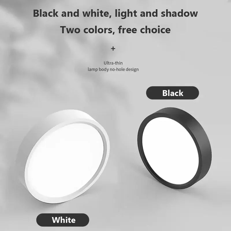 Ultra slim white minimalist ceiling light bedroom modern led lamp