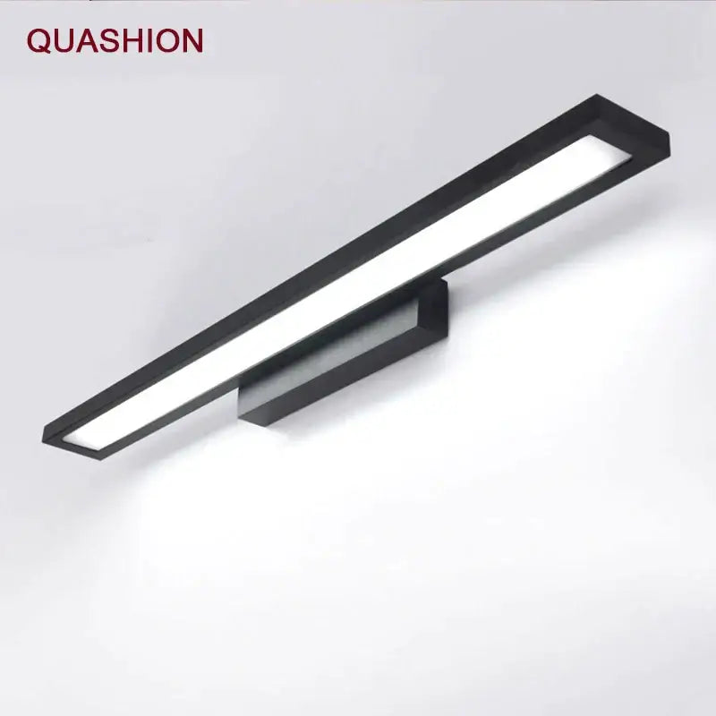 Modern black led mirror light bathroom wall lamp
