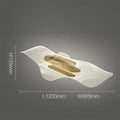 Modern gold floor lamp with white fabric diffuser living room light