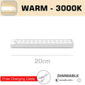 Modern white led motion sensor night light bedroom wall lamp
