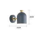 Modern pastel matte led nordic wall lamp for bedroom