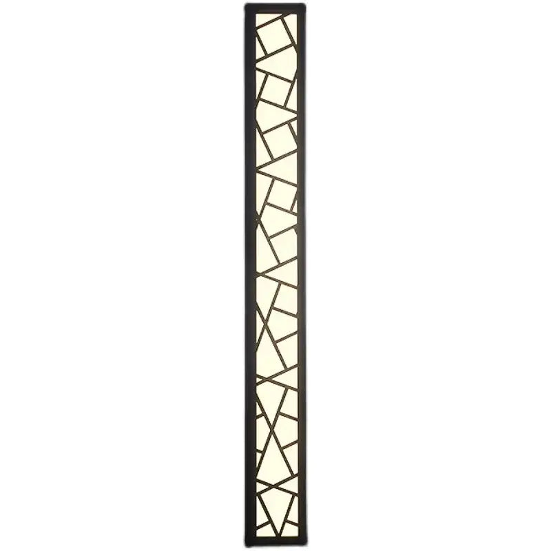 Modern black geometric outdoor wall lamp porch sconce light