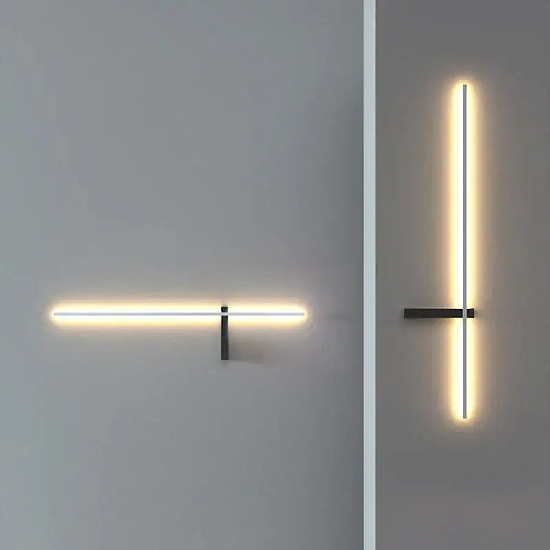 Modern minimalist sleek outdoor wall light garden led sconce