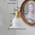 Modern faceted glass led pendant lamp stair light