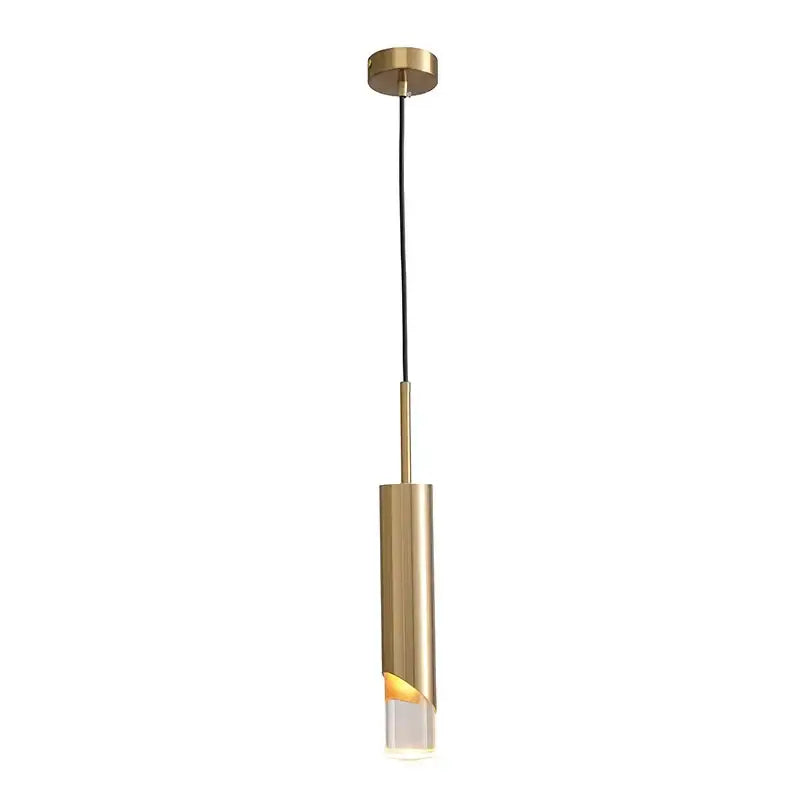 Modern black & gold led pendant lamps kitchen chandelier