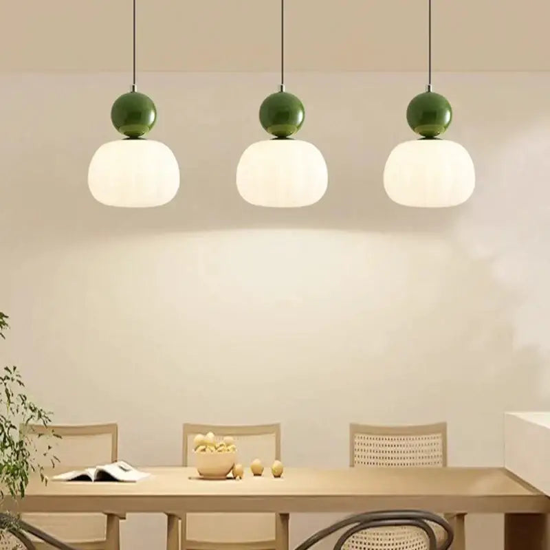 Modern ceramic led pendant lamps for dining room living room