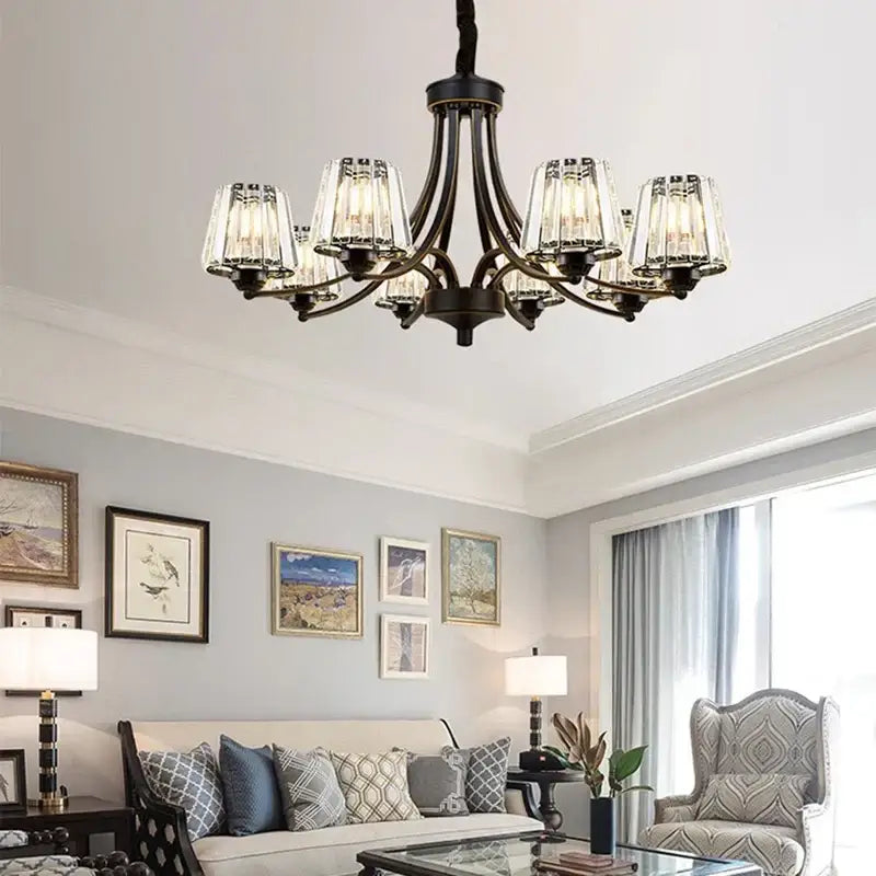 Modern gold rope led pendant light for dining room