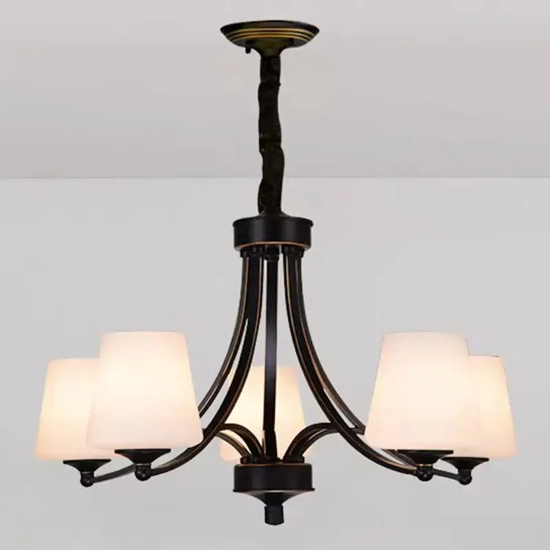 Modern gold rope led pendant light for dining room