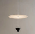 Modern matte black and white led pendant lights dining room fixture