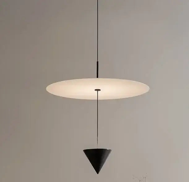 Modern matte black and white led pendant lights dining room fixture