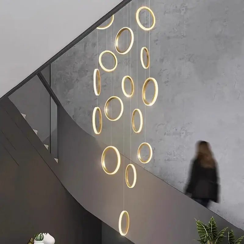 DecorBites™ LED Pendant Lights: Modern Simplicity for Living Room, Dining Area, Staircase Chandelier
