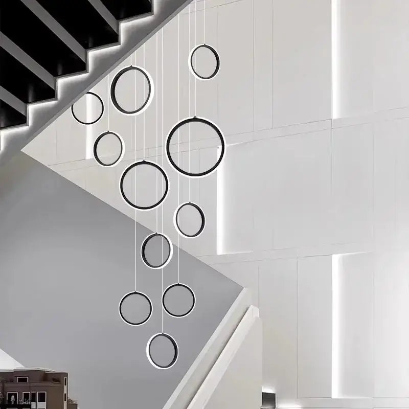 DecorBites™ LED Pendant Lights: Modern Simplicity for Living Room, Dining Area, Staircase Chandelier