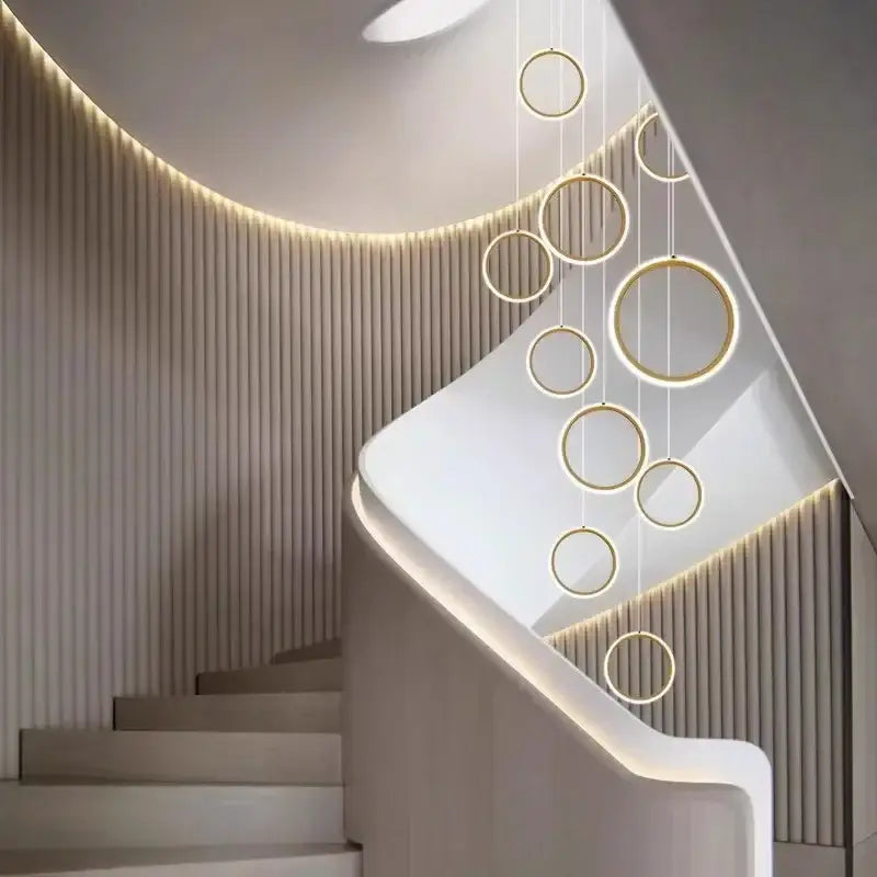DecorBites™ LED Pendant Lights: Modern Simplicity for Living Room, Dining Area, Staircase Chandelier