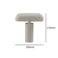 Modern burgundy led rechargeable table lamp for bedroom