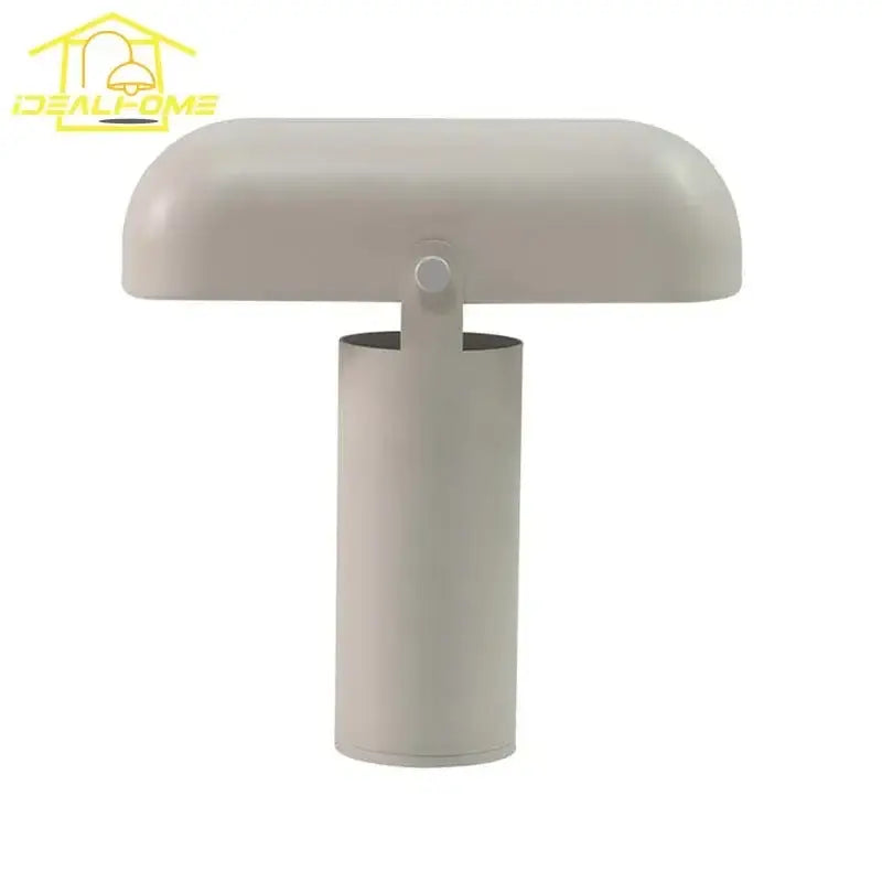 Modern burgundy led rechargeable table lamp for bedroom