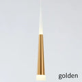 Modern gold led ring chandelier staircase cascading kitchen light