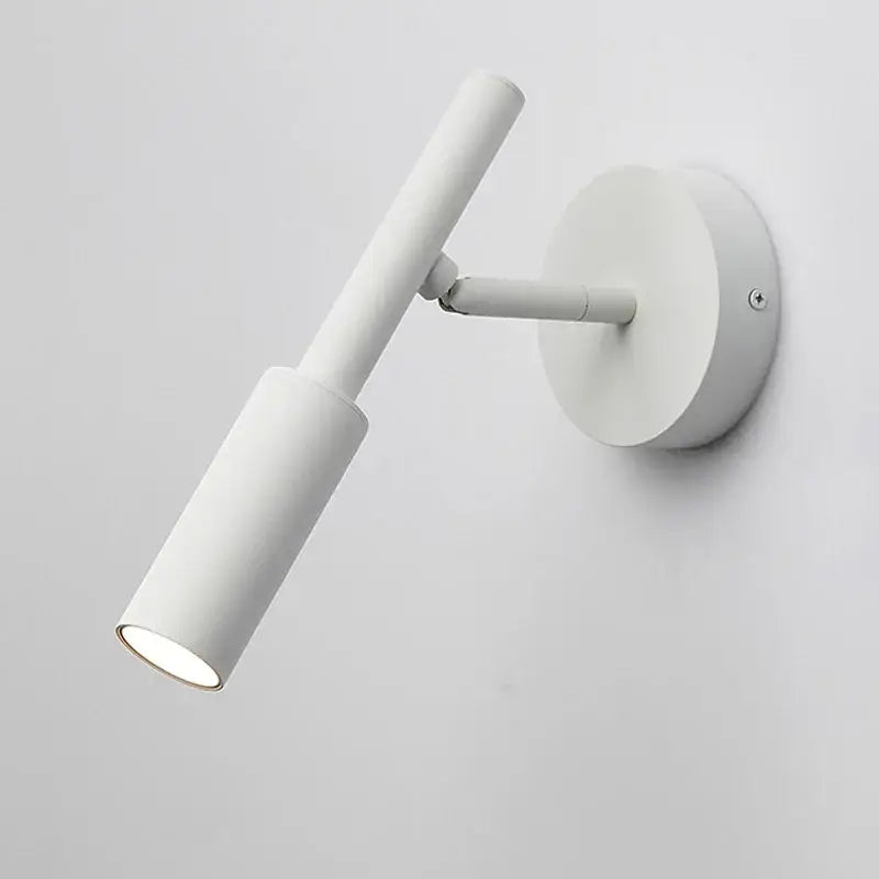 Modern black & white rotatable wall lamp bedroom spotlight