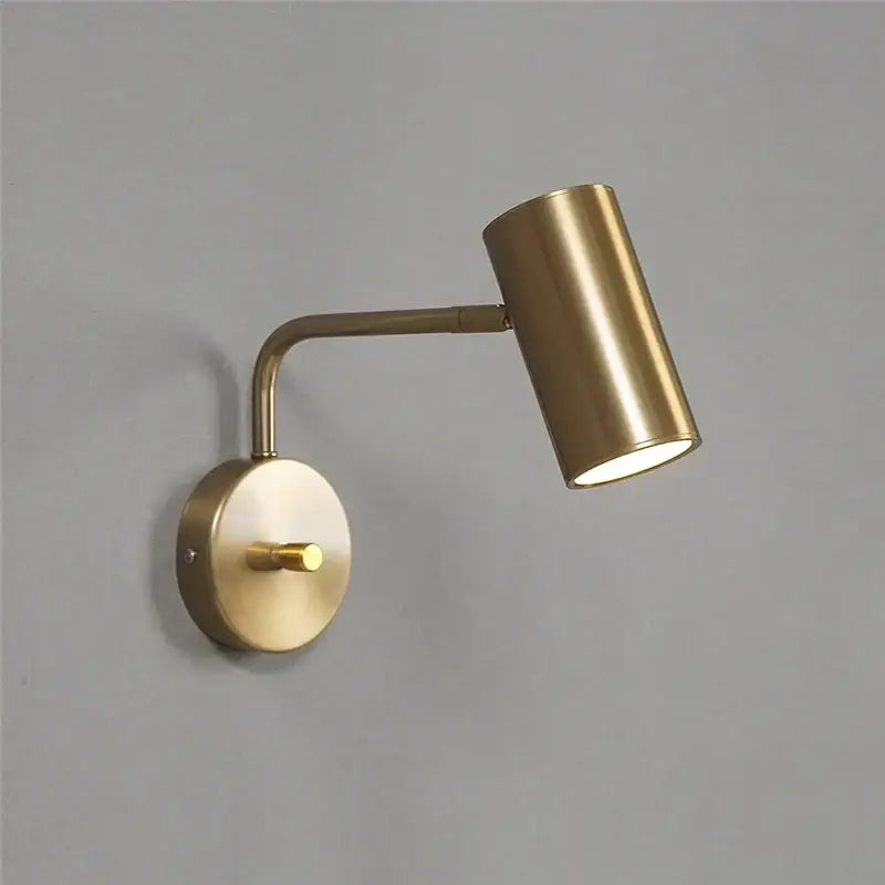 Modern brass rotatable wall lamps bedroom reading light