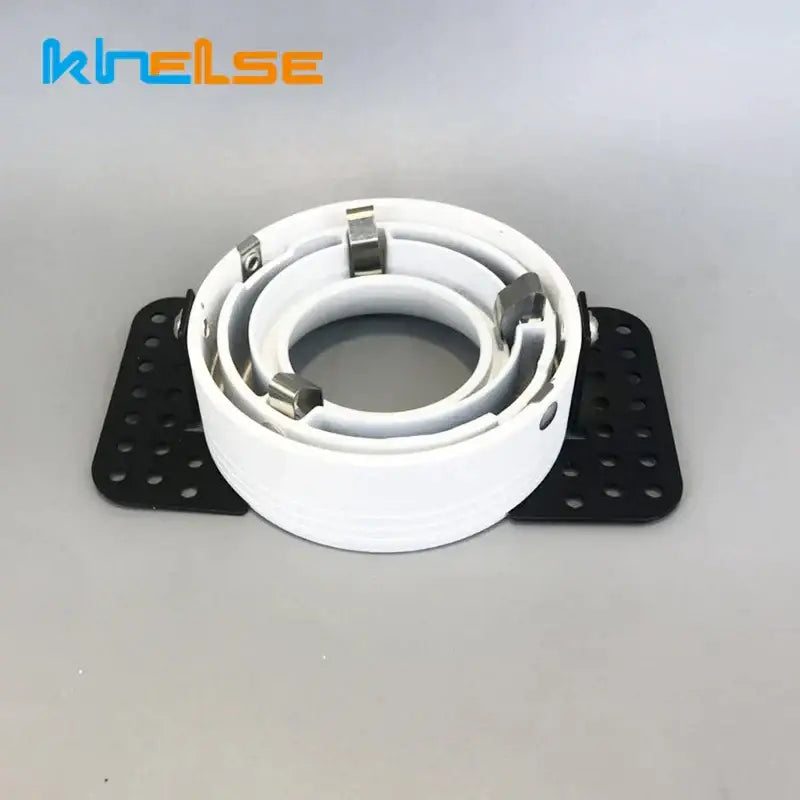 Modern white and gold round recessed ceiling mount – kitchen light set