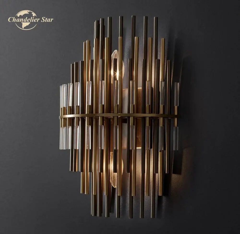 Modern chrome radial decorbites led sconce lamp for bedroom