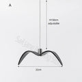 Modern white led seagull chandelier – dining room pendant light