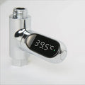 Modern chrome led shower thermometer bathroom temperature display