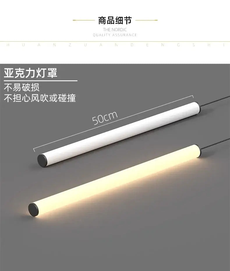 Modern black led spiral ceiling chandelier living room light