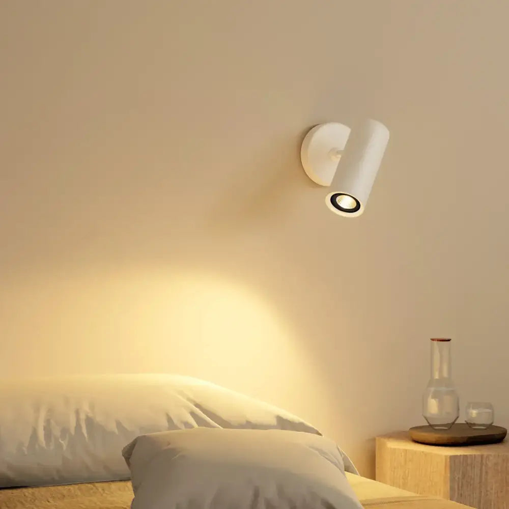 Modern white decorbites led spotlight bedroom reading light