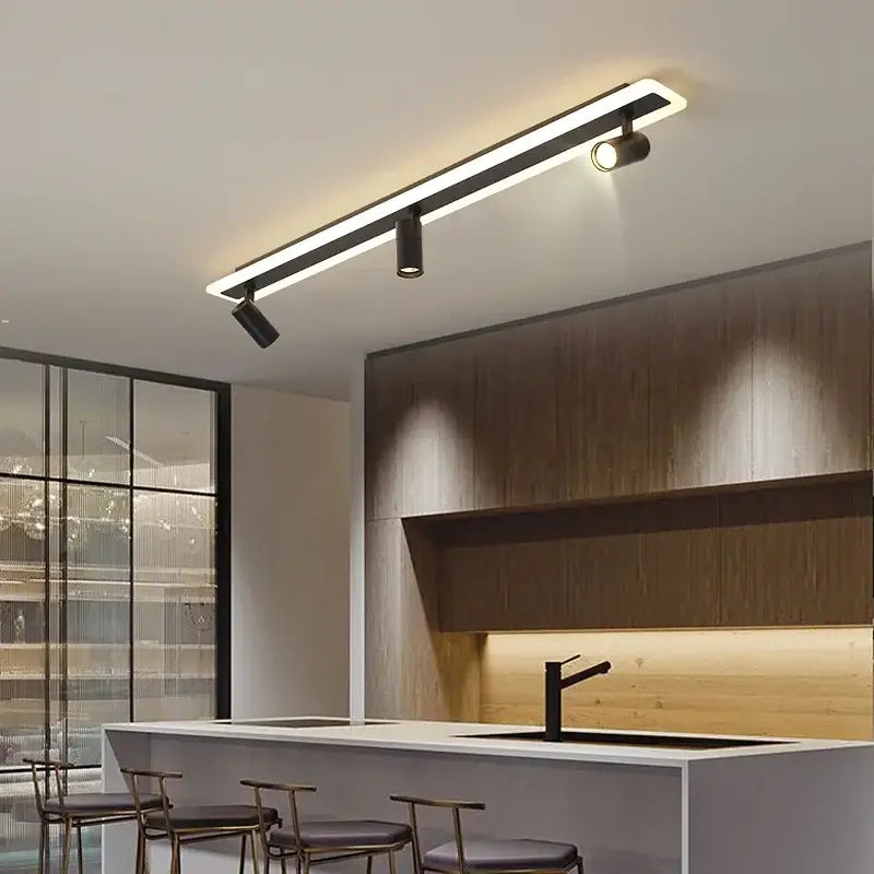 Modern minimalist led spotlight ceiling lamp for living room