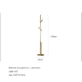 Modern black led spotlight projection floor lamp for living room