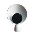 Modern pink & black circular led table lamp bedroom lighting