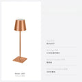 Minimalist pastel led touch table lamp for bedroom usb charging