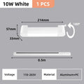 Modern black led track light set living room ceiling fixture