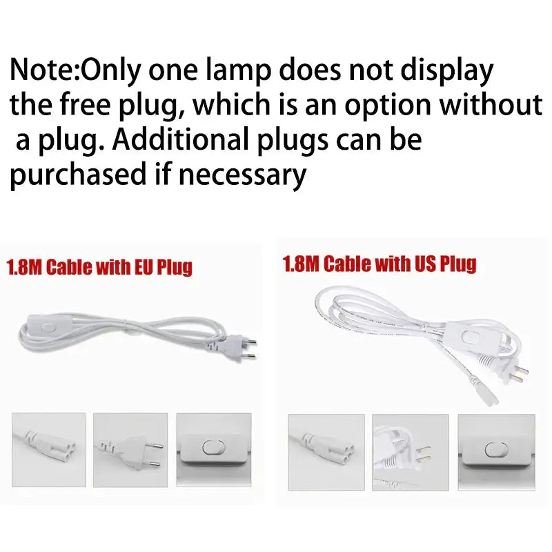 Modern white led tube fixture living room strip light