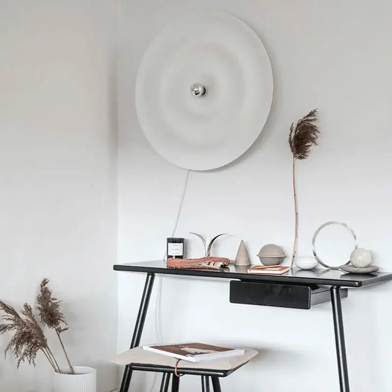Decorbites led white sconce ripple design living room wall light