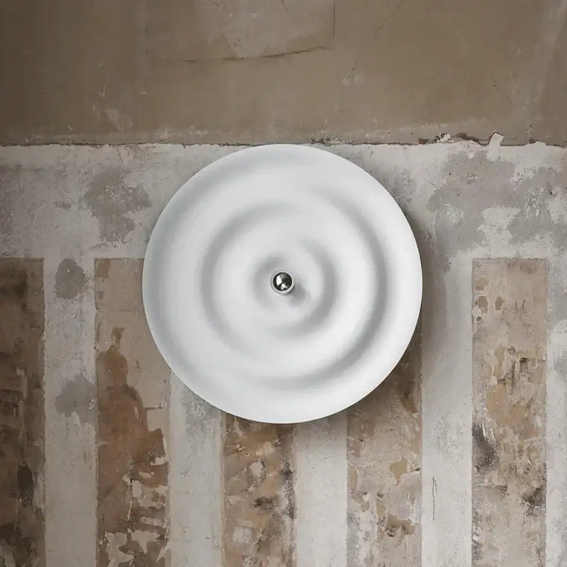 Decorbites led white sconce ripple design living room wall light