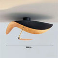 Modern white lotus leaf led ceiling chandelier bedroom light