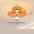 Nordic pink & purple lotus leaf led ceiling lamp for bedroom