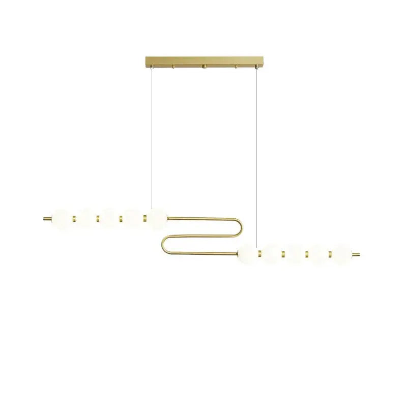 Modern decorbites love gold chrome chandelier dining room pendant light